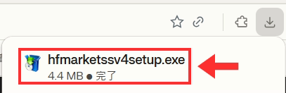 ダウンロードしたファイル（MT4）